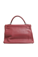 Kelly 32 Rouge H Togo Retourne Palladium