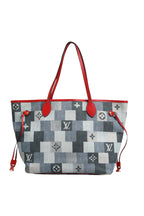 Neverfull Patchwork Monogram Denim Tote Bag
