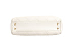 Shiny Calfskin Quilted Mini 22 White 1792563
