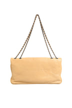 Beige Lambskin Giant Reissue Mademoiselle Lock Flap Bag