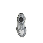 Gray Polyethylene Athletic Sneakers