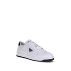 White Calf Leather Bos Taurus Low Top Sneakers