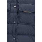 Blue Polyester Jacket