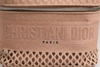 Mesh Embroidered Dior travel Vanity Case