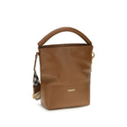 Brown Calf Leather Bos Taurus Backet Bag