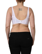 White Pearls Beaded Corset Bustier Crop Top