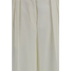 White Wool Oves Aries Casual Pants