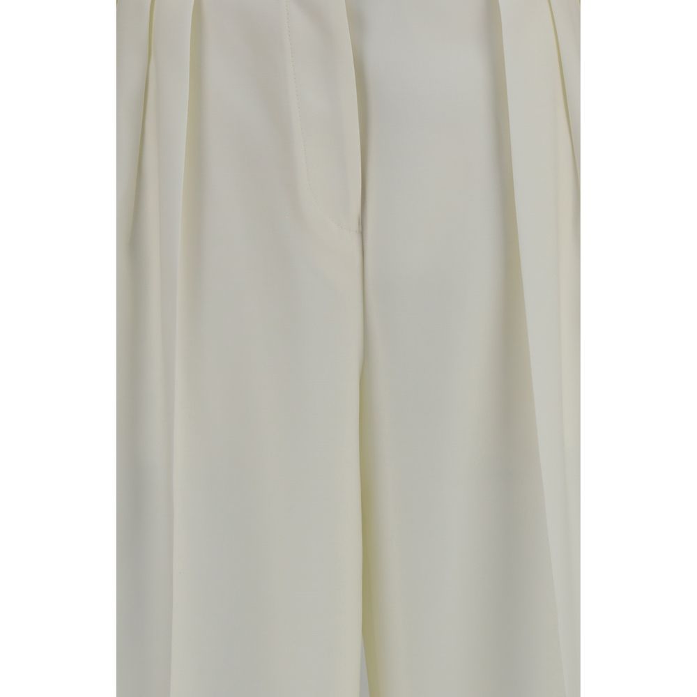 White Wool Oves Aries Casual Pants
