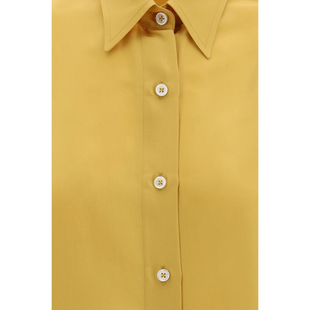 Gold Silk Shirt