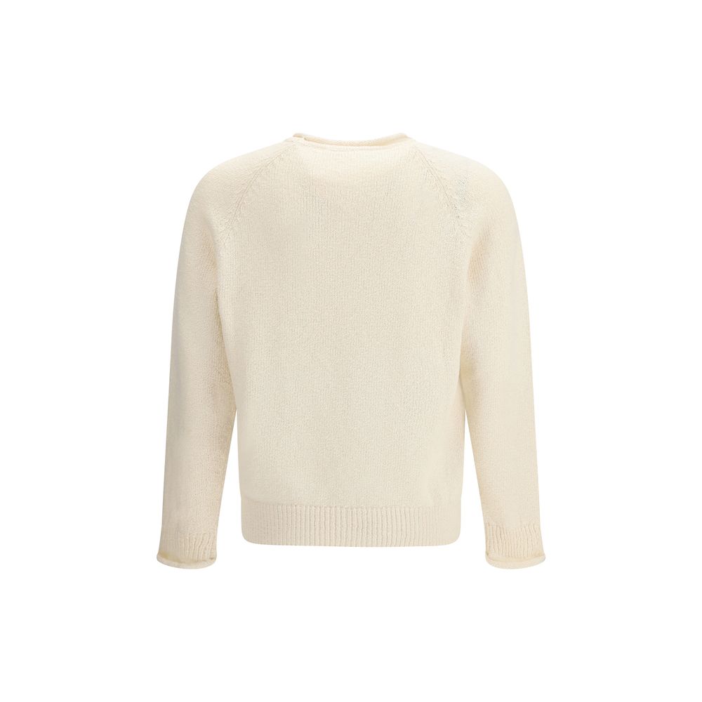 Beige Cotton Sweatshirt