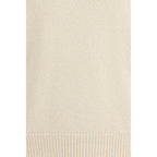 Beige Cotton Sweatshirt