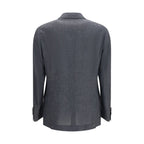 Gray Wool Oves Aries Blazer