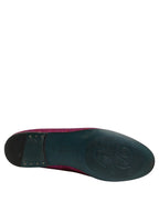 Pink Glitter Lurex Logo Dress Loafers Shoes