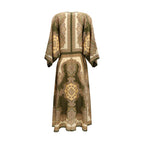 Multicolor Silk Casual Dress
