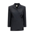 Black Wool Oves Aries Full-Length Jacket