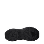Black Fabric Sneakers
