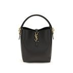 Black Calf Leather Bos Taurus Backet Bag