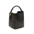 Black Calf Leather Bos Taurus Backet Bag