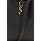 Black Calf Leather Bos Taurus Backet Bag