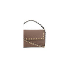 Beige Calf Leather Bos Taurus Shoulder Bag