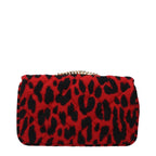 Red Wool Shoulder Bag