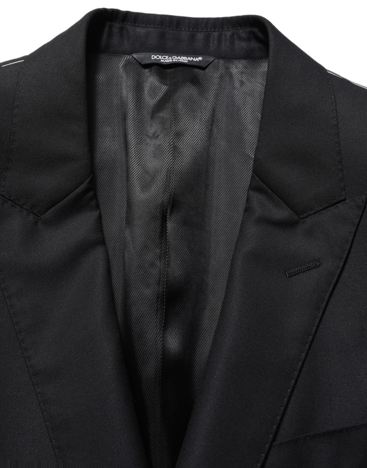 Dark Blue Wool Single Breasted Men Blazer Jacket
