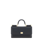 Black Calf Leather Bos Taurus Shoulder Bag