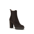 Brown Calf Leather Bos Taurus Ankle Boots