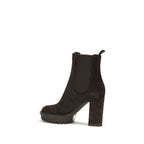 Brown Calf Leather Bos Taurus Ankle Boots
