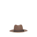 Brown Raffia Fedora