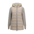 Gray Polyester Full-Length Jacket