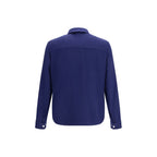 Blue Cashmere Full-Length Jacket