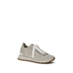Gray Calf Leather Bos Taurus Athletic Sneakers