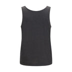Gray Cashmere Tank Tops
