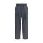 Gray Wool Oves Aries Casual Pants