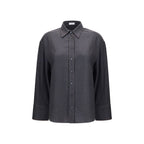 Gray Wool Oves Aries Dress Shirt