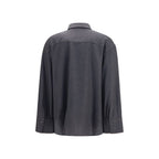 Gray Wool Oves Aries Dress Shirt
