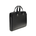 Black Calf Leather Bos Taurus Briefcase