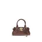 Bordeaux Buffalo Leather Shoulder Bag