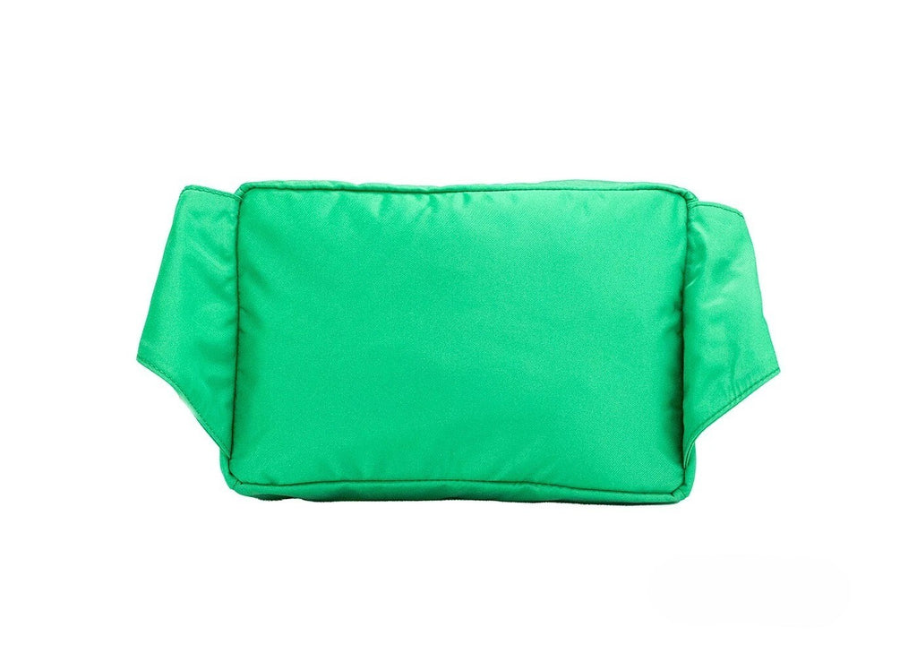 Versace Small Bright Green Nylon Matte Medusa Belt Bag Waist Fanny Pack Purse