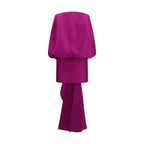 Purple Wool Oves Aries Cocktail Dress