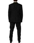 Black Linen Slim Fit Formal 2 Piece Suit