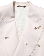 White Wool Slim Fit Formal 2 Piece Men Suit