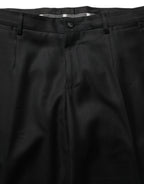 Black Wool Slim Fit Formal 2 Piece Men Suit
