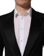Black Wool Slim Fit Formal 2 Piece Men Suit