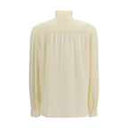 Beige Polyester Blouse