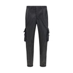 Black Polyamide Athletic Pants