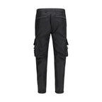 Black Polyamide Athletic Pants