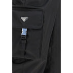 Black Polyamide Athletic Pants