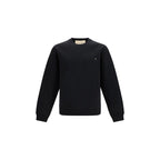 Black Cotton Sweatshirt